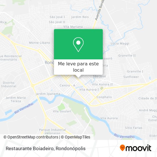 Restaurante Boiadeiro mapa