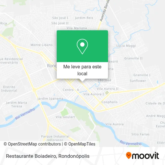 Restaurante Boiadeiro mapa