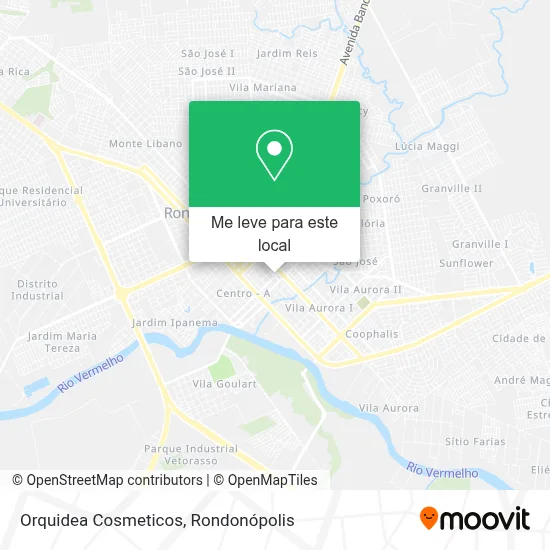 Orquidea Cosmeticos mapa