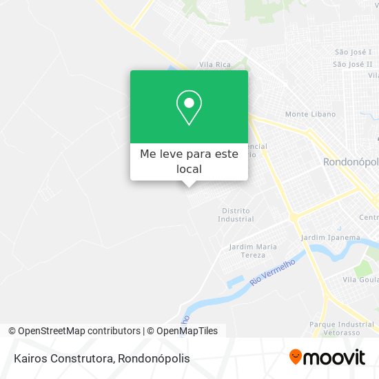 Kairos Construtora mapa