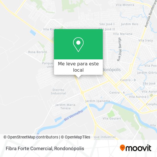 Fibra Forte Comercial mapa