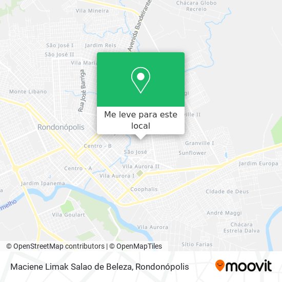 Maciene Limak Salao de Beleza mapa