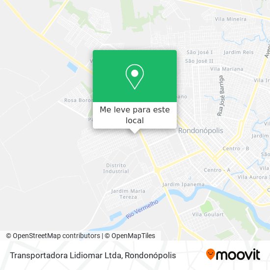 Transportadora Lidiomar Ltda mapa
