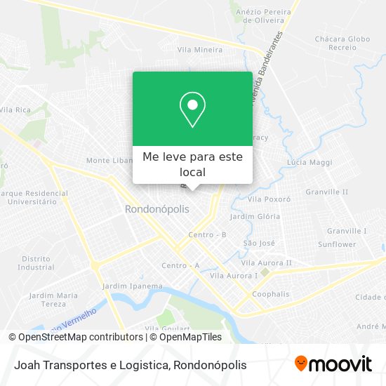 Joah Transportes e Logistica mapa