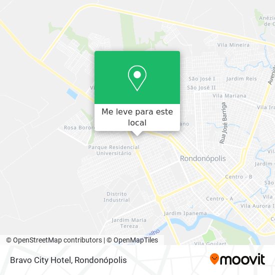 Bravo City Hotel mapa