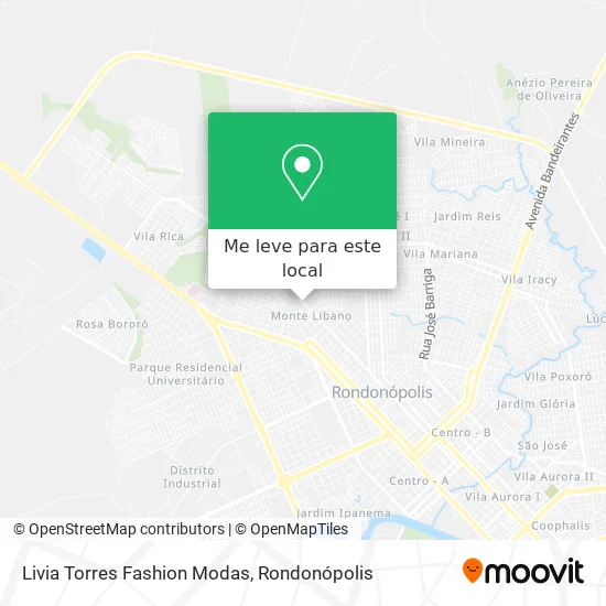 Livia Torres Fashion Modas mapa