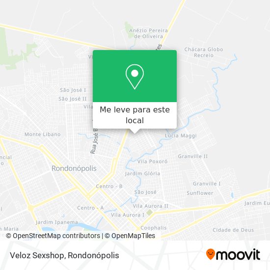 Veloz Sexshop mapa