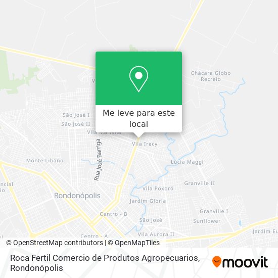 Roca Fertil Comercio de Produtos Agropecuarios mapa