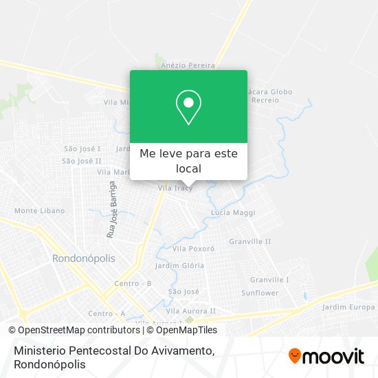 Ministerio Pentecostal Do Avivamento mapa