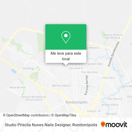 Studio Priscila Nunes Nails Designer mapa