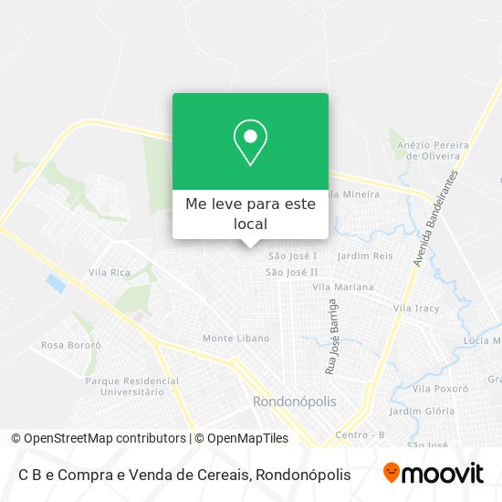 C B e Compra e Venda de Cereais mapa