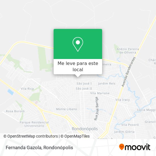 Fernanda Gazola mapa