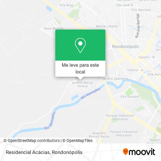 Residencial Acácias mapa