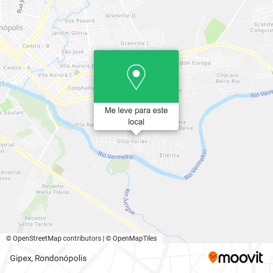 Gipex mapa