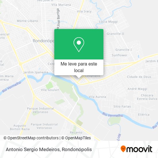 Antonio Sergio Medeiros mapa