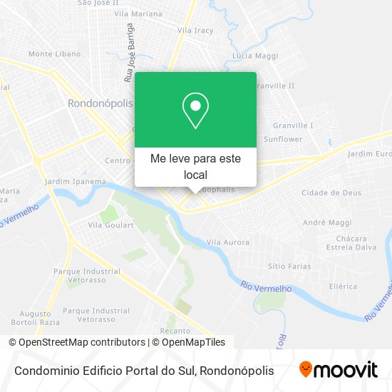 Condominio Edificio Portal do Sul mapa