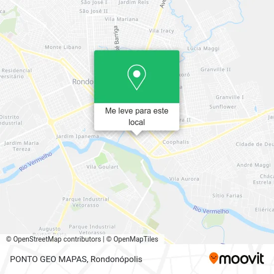 PONTO GEO MAPAS mapa