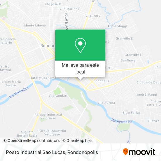 Posto Industrial Sao Lucas mapa