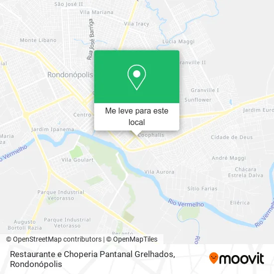 Restaurante e Choperia Pantanal Grelhados mapa