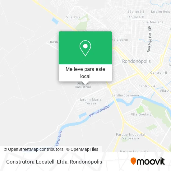 Construtora Locatelli Ltda mapa