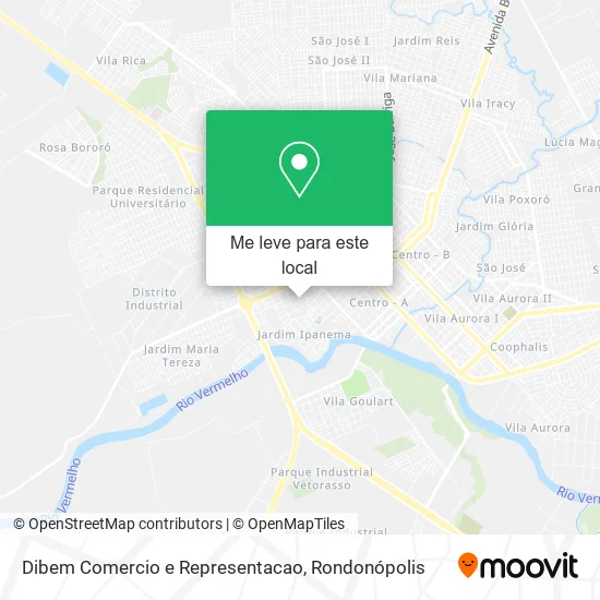 Dibem Comercio e Representacao mapa