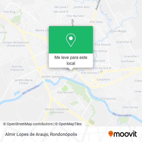 Almir Lopes de Araujo mapa