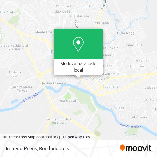 Imperio Pneus mapa