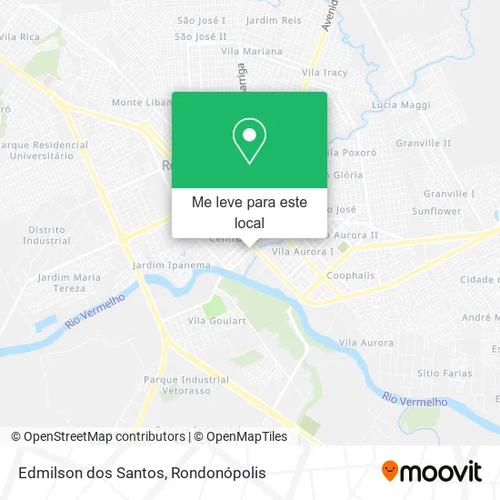 Edmilson dos Santos mapa