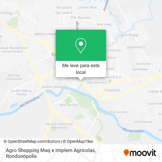 Agro Shopping Maq e Implem Agrícolas mapa