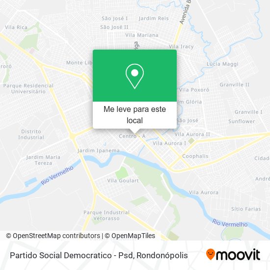 Partido Social Democratico - Psd mapa