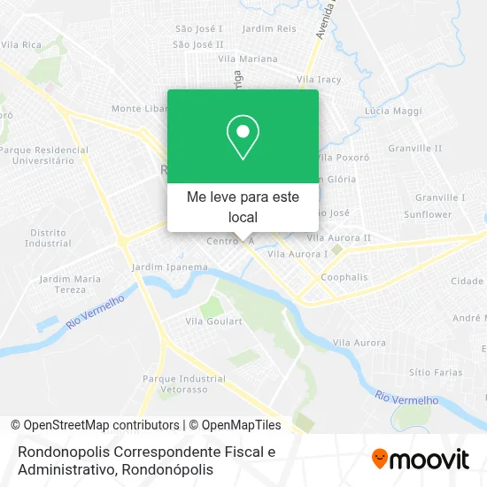 Rondonopolis Correspondente Fiscal e Administrativo mapa