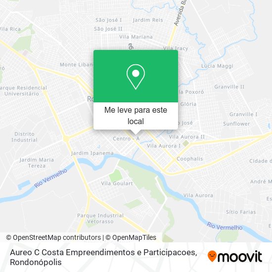 Aureo C Costa Empreendimentos e Participacoes mapa