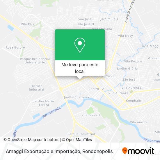 Amaggi Exportação e Importação mapa