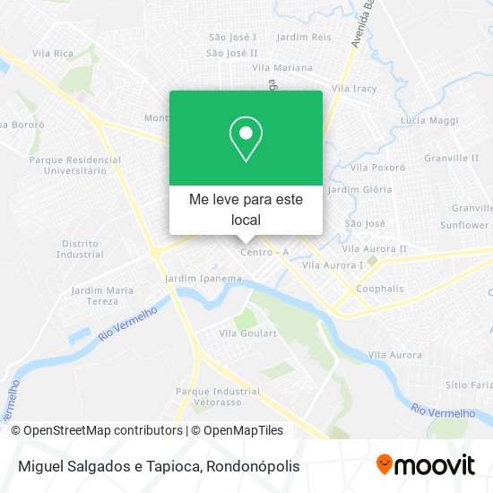 Miguel Salgados e Tapioca mapa