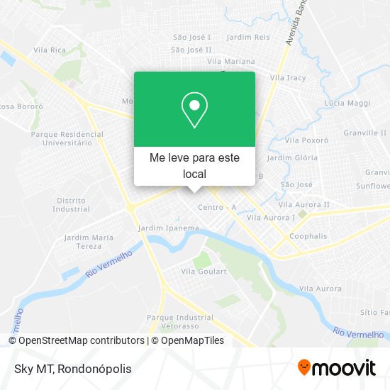 Sky MT mapa