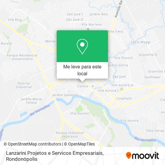 Lanzarini Projetos e Servicos Empresariais mapa