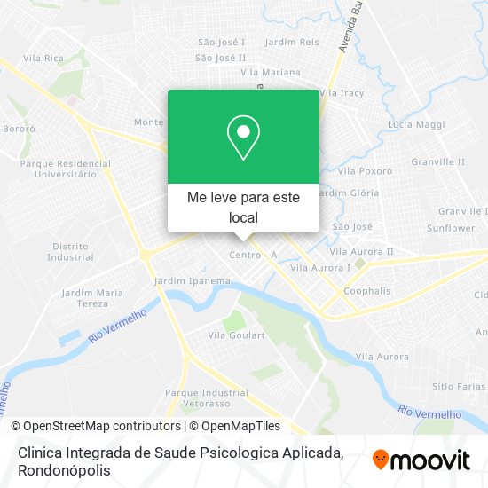 Clinica Integrada de Saude Psicologica Aplicada mapa