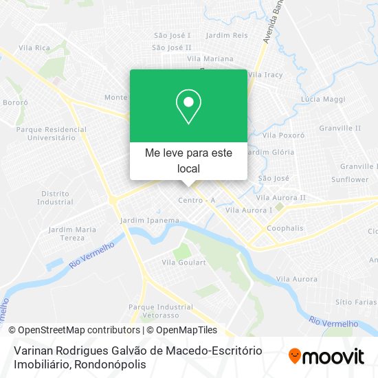 Varinan Rodrigues Galvão de Macedo-Escritório Imobiliário mapa