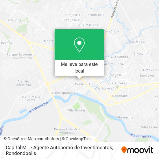 Capital MT - Agente Autonomo de Investimentos mapa