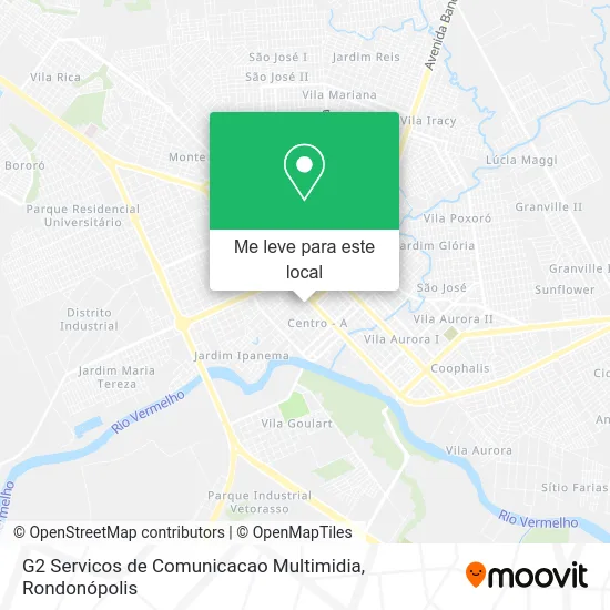 G2 Servicos de Comunicacao Multimidia mapa