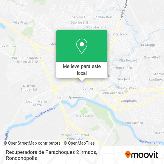Recuperadora de Parachoques 2 Irmaos mapa