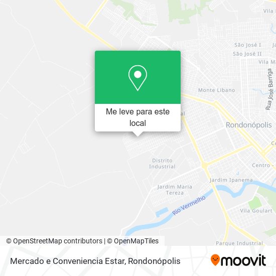 Mercado e Conveniencia Estar mapa