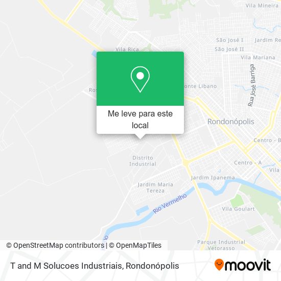 T and M Solucoes Industriais mapa