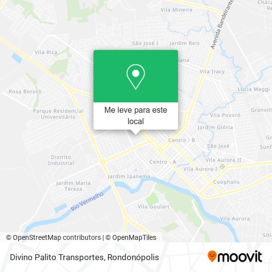 Divino Palito Transportes mapa