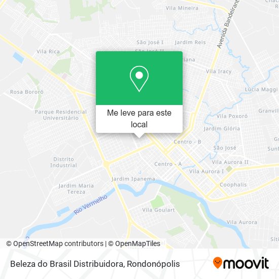 Beleza do Brasil Distribuidora mapa