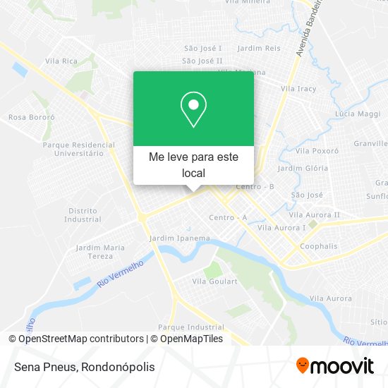 Sena Pneus mapa
