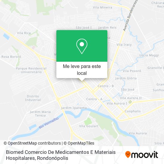 Biomed Comercio De Medicamentos E Materiais Hospitalares mapa