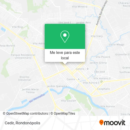Cedir mapa
