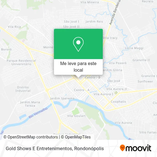 Gold Shows E Entretenimentos mapa