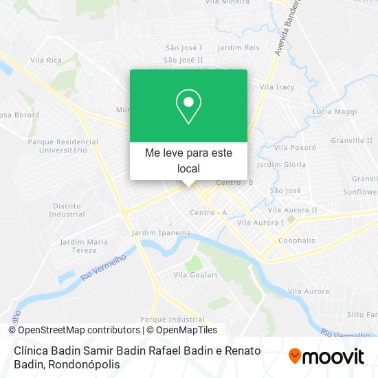 Clínica Badin Samir Badin Rafael Badin e Renato Badin mapa